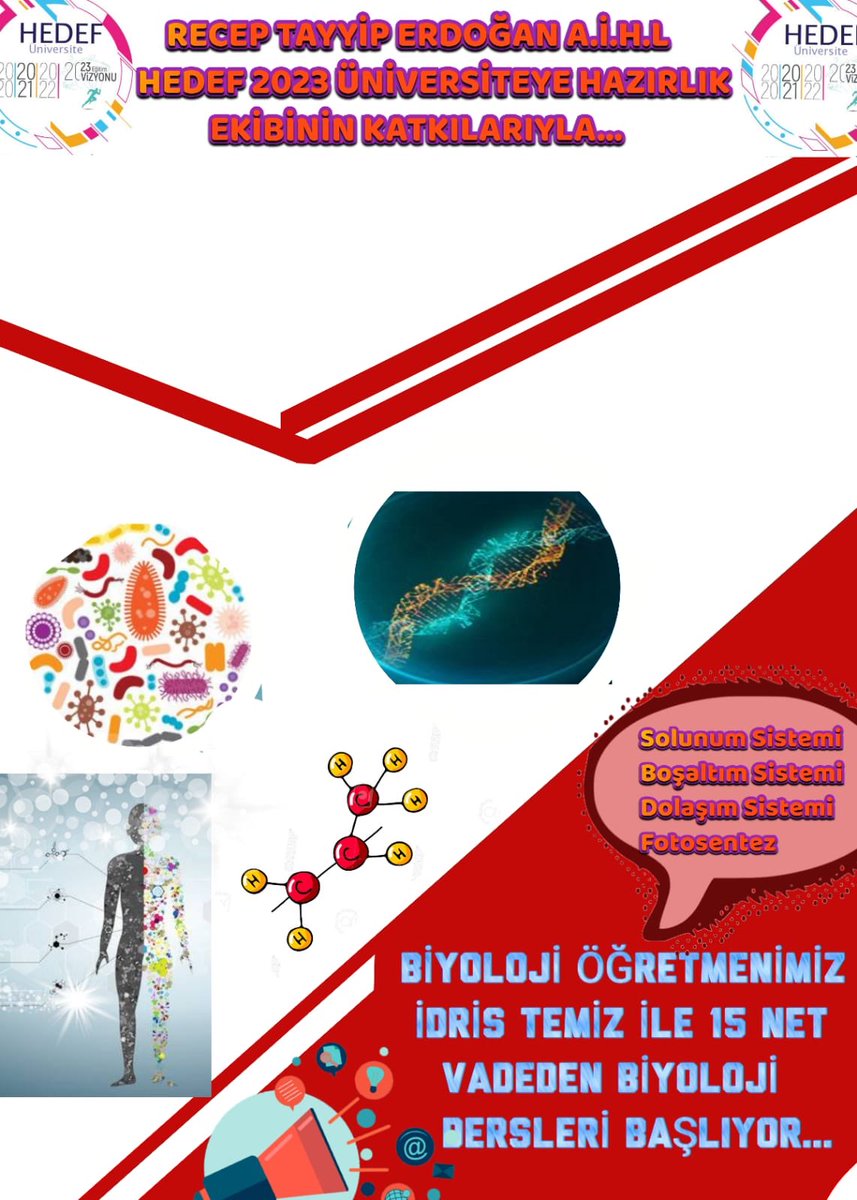 rte_aihl's tweet photo. Geometri Mehmet ÇAVDAR / Cuma saat 16.00 - 17.00

Biyoloji İdris TEMİZ / Cuma saat 17.00 -18.00
Zoom ile canlı yayın derslerini kaçırma. @2525Ibrahim @sultangazimem1 https://t.co/4PiIeYpcEF