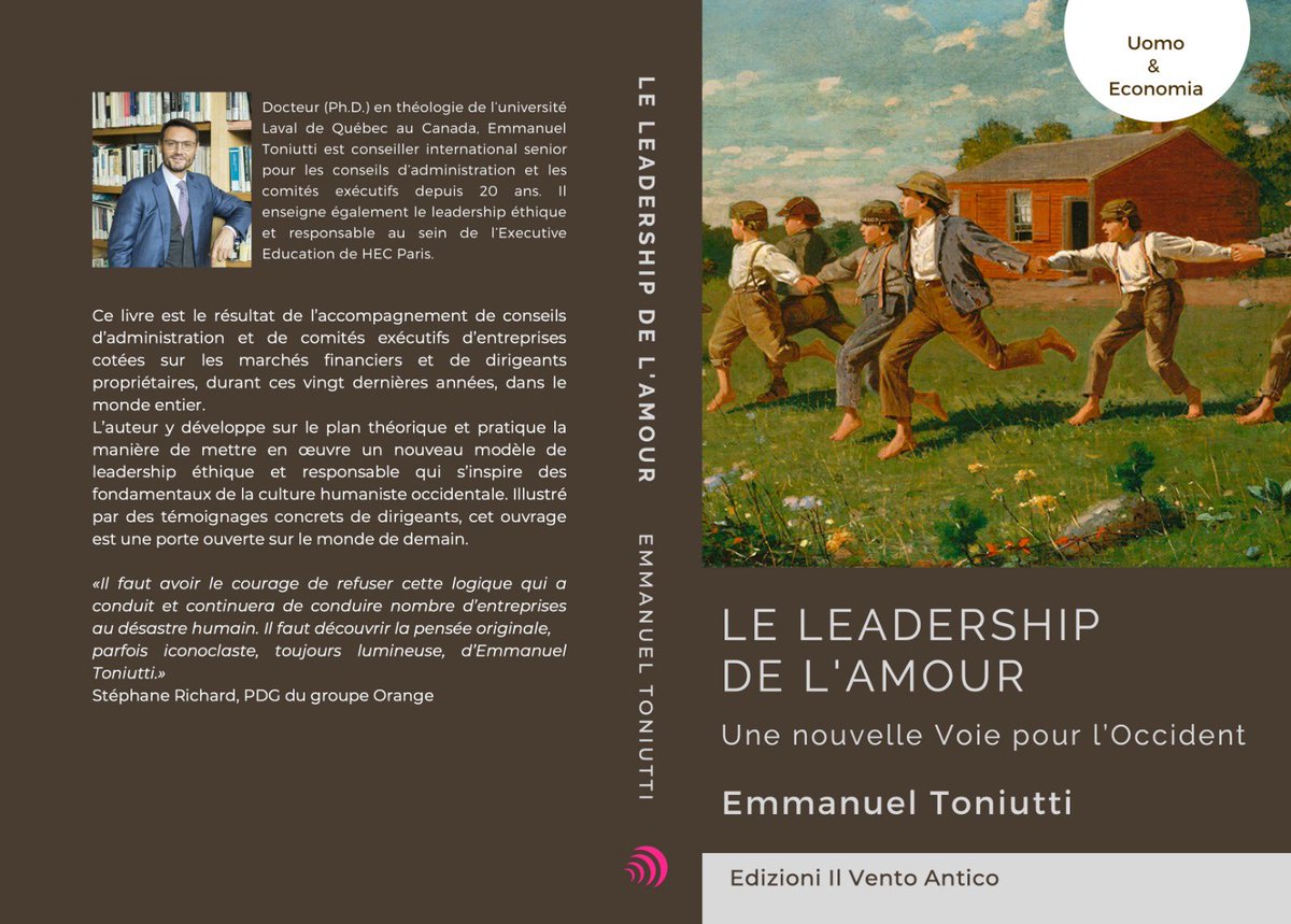 EToniutti's tweet photo. Extraits de la préface de mon livre rédigée par @srichard PDG du groupe @orange “Les grands défis d'aujourd'hui sont sociétaux”
 https://t.co/Vv182wZSXV via @inst_entreprise https://t.co/5hcqnvGRaD