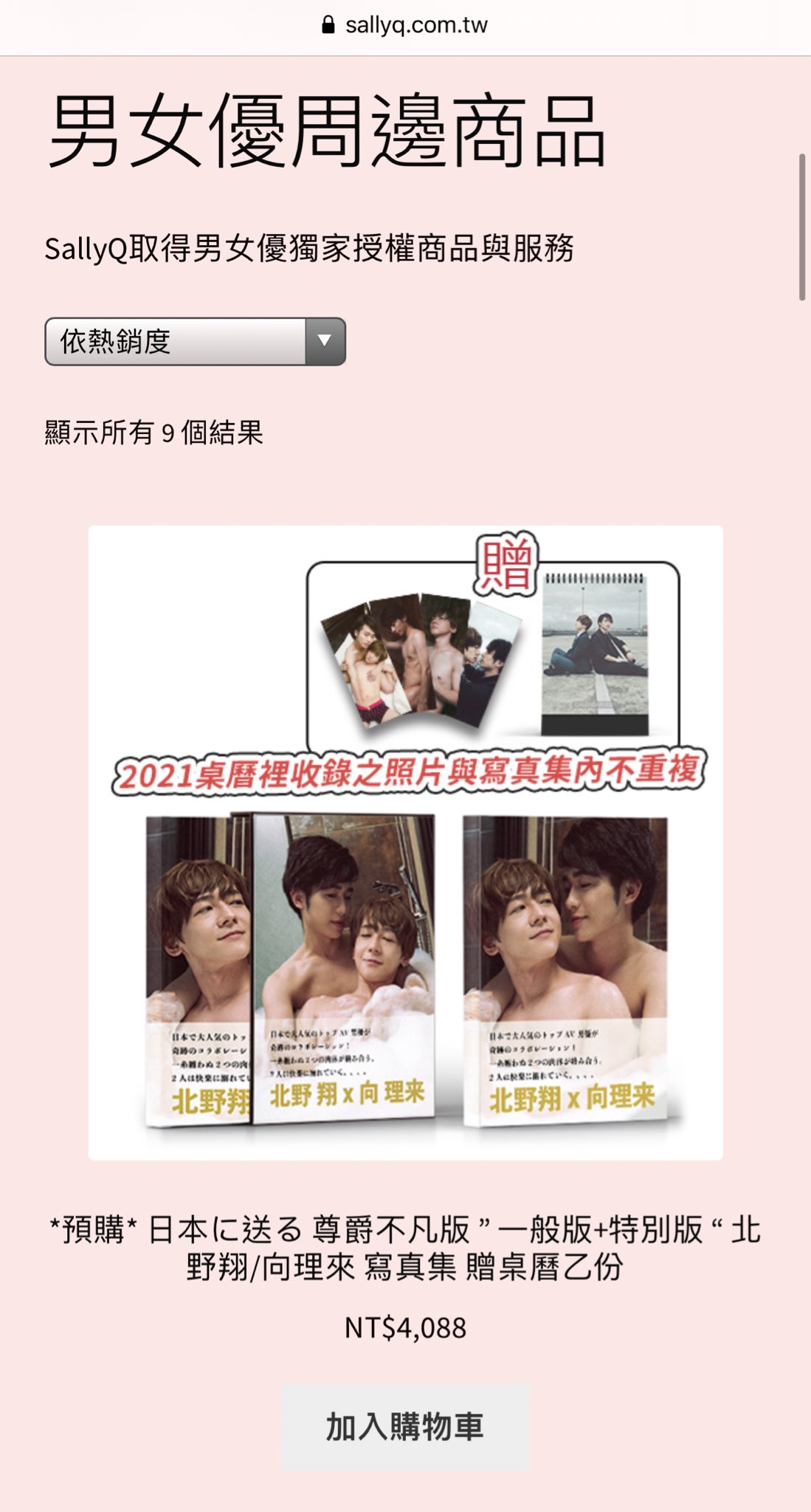 日本製・綿100% 向理来 北野翔 BL写真集 - その他