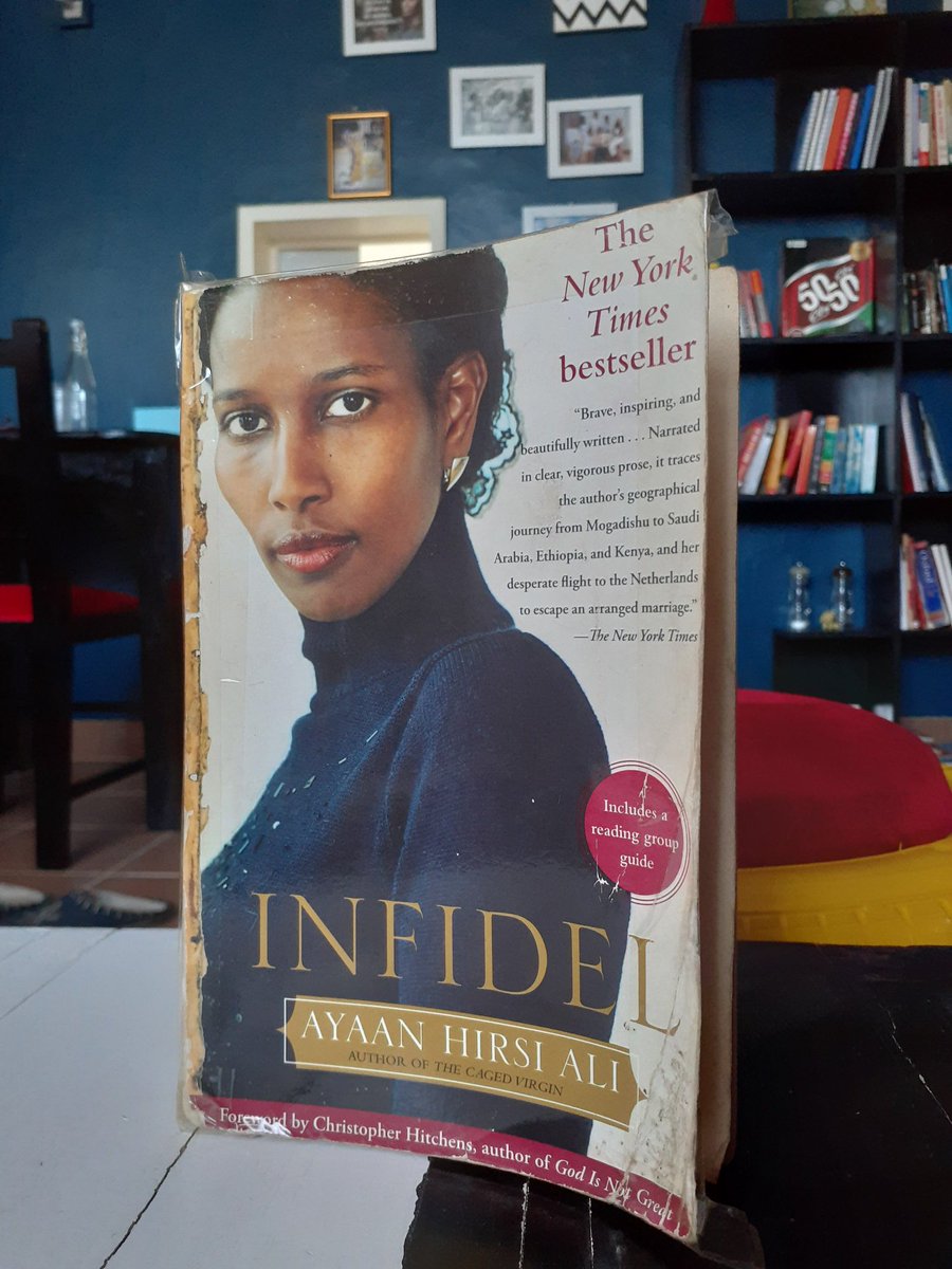 corriemwende's tweet photo. Pretty old copy ❤. @KateMbuto gave me this book a couple of years ago. 

#Infidel is the bookclub's read for the month of May. I had taken a 3 week hiatus from reading... this one I know is a good read. Will start on it this evening. 

#BooksAndBeyond
#Books
#EscapeInBooks https://t.co/sQCNRnQdLA