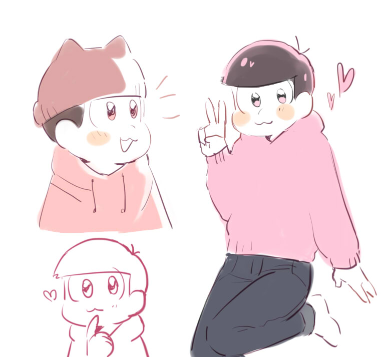 bluvii24's tweet photo. todomatsu doodles...... practicing matsus again....... https://t.co/NF9CaL2ZD9