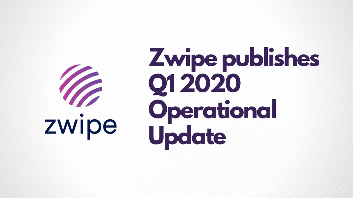 zwipe's tweet image. Please find our Q1 2020 Operational Update here bit.ly/2YGrIaV #biometric #payments #fintech