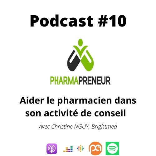 🎙Episode 10 : l'aventure de la #startup #brightmed racontée à travers le parcours de sa fondatrice.
Une idée de #business au service de l'aide à la décision en #automedication
pharmapreneur.fr/episode-10-dec…
#pharmapreneur #santé #pharmaciens #pharmacie
