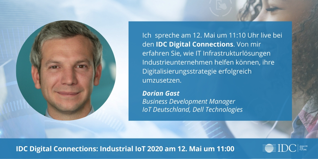 Please join my colleague Dorian during an interesting session with IDC #idciiot20 on Tuesday May 12.  Register here: idc.com/de/iiot-digital