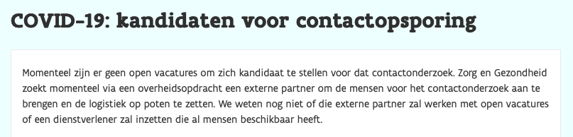 PeetersFilip's tweet photo. @bimbombram @oguiot Vanaf dag 1 dat er sprake was van contacttravers heb ik via VDAB, Info lijnen geïnformeerd naar de sollicitatieprocedure. Nooit iets gehad. Diep op de site van zorg&amp;gezondheid staat een formulier. De intro zegt het allemaal. https://t.co/QSHyoa92yC