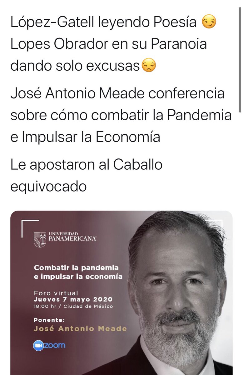 jordyarres's tweet photo. A mi no me vean 🤷🏻‍♂️, yo voté por #PepeMeade 👍🏻 @JoseAMeadeK https://t.co/36hgDw67xA