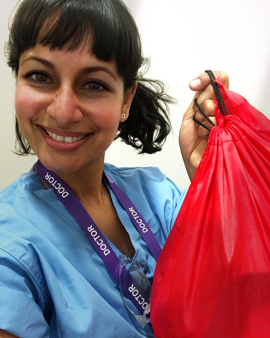 Dr Katrina (@katrinasheikh) on Twitter photo Just finished a nightshift! Lucky to have a #PPE cardiac arrest bag so I have everything in there ready if needed.
This takes away unnecessary stress. Thank you <a href="/ImperialNHS/">Imperial NHS 💙</a>
I feel safe 💙
#doctor #acutemedicine #covid19 #bekind
@Imperialpeople <a href="/RCPLondon/">RCP</a> <a href="/acutemedicine/">SAM Online</a> Just finished a nightshift! Lucky to have a #PPE cardiac arrest bag so I have everything in there ready if needed.
This takes away unnecessary stress. Thank you <a href="/ImperialNHS/">Imperial NHS 💙</a>
I feel safe 💙
#doctor #acutemedicine #covid19 #bekind
@Imperialpeople <a href="/RCPLondon/">RCP</a> <a href="/acutemedicine/">SAM Online</a>