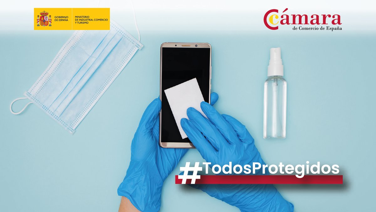 camarascomercio's tweet photo. El uso de guantes frente al #COVID19 es esencial. Si tu empresa fabrica o distribuye este elemento de protección en España, añade tus datos en el portal #TodosProtegidos para que las empresas que los necesitan puedan adquirirlos #LasCámarasATuLado https://t.co/CFScYbudcs https://t.co/JBb9XO4HLL