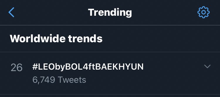 intexol_team's tweet photo. 200507 [TREND] #BAEKHYUN &amp; Bol4 Worldwide Trends 

1 #나비와고양이_호아이팅 - (ButterflyandCat_fighting) 
2 #BOL4xBAEKHYUN
4 #LeoByBOL4ftBBH 
17 #엑소엘_1위_다잡아 - (EXO-L get that 1st place)

#BOL4xBAEKHYUN #LEObyBOL4ftBBH #나비와고양이_호아이팅 @B_hundred_Hyun @weareoneEXO https://t.co/sM7iibRxmI