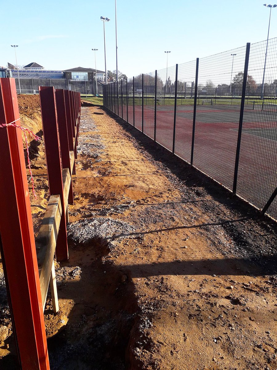 SCSlatter's tweet photo. Amazing transformation at an Independent School in Surrey, where we constructed brand new tennis and netball courts complete with perimeter fencing and floodlighting. #SchoolSport #TennisCourt #NetballCourt #sportsconstruction #sportscontractor #IndependentSchool https://t.co/pKA865N1ci