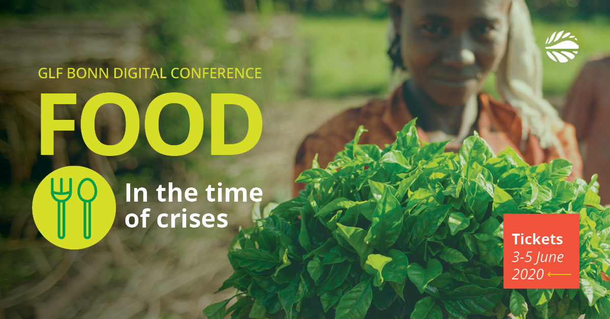 How to feed the world without eating the planet? 🌍

Be part of one of the first global digital conferences tackling food systems. Experience #GLFBonn2020 from the comfort of your home!

Register NOW: ow.ly/iatG50zxbuq
