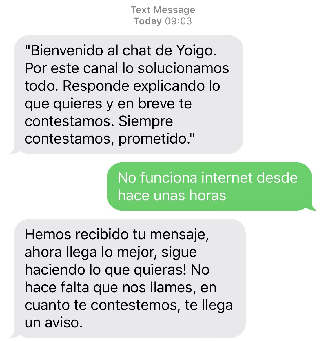 JaviSabalete's tweet photo. @yoigo es que yo lo que quiero hacer es conectarme a internet.. llevo ya 2h compartiendo datos https://t.co/rrhUsWx9EG