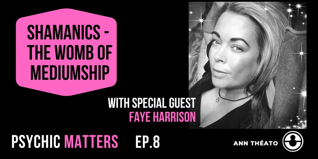Exciting News! Episode 8 is released today – SHAMANICS-THE WOMB OF MEDIUMSHIP with Faye Harrison.  Give it a listen! podcasts.apple.com/us/podcast/psy… #podcasting #podcastlife #paranormal #psychic #sixthsense
