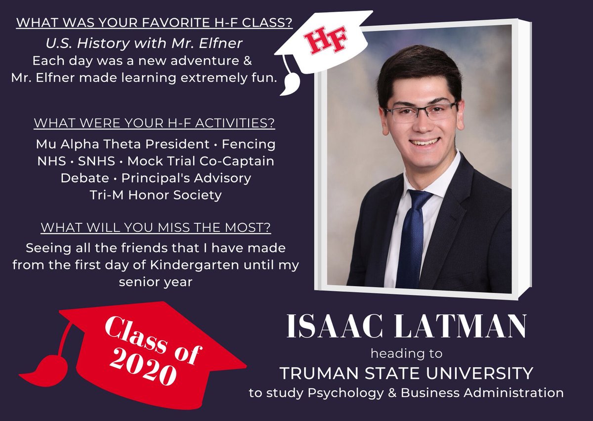 Congrats, Isaac!