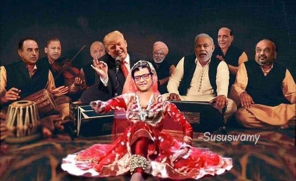 haseebsiddique's tweet photo. Kabhi 'Arnab Bai' ke kothe par tashreef lane ka sharf haasil hua hai ? Haaye unka 'mujra' Shaam-E-Awadh ko sharminda kar deta tha. Ek se ek 'kadardaan' shirqat farmate the.
#ArnabGoswami 
@maulinshah9 @SaralPatel @MonikaSingh__ @kunalkamra88 https://t.co/hrcTZZYs0q
