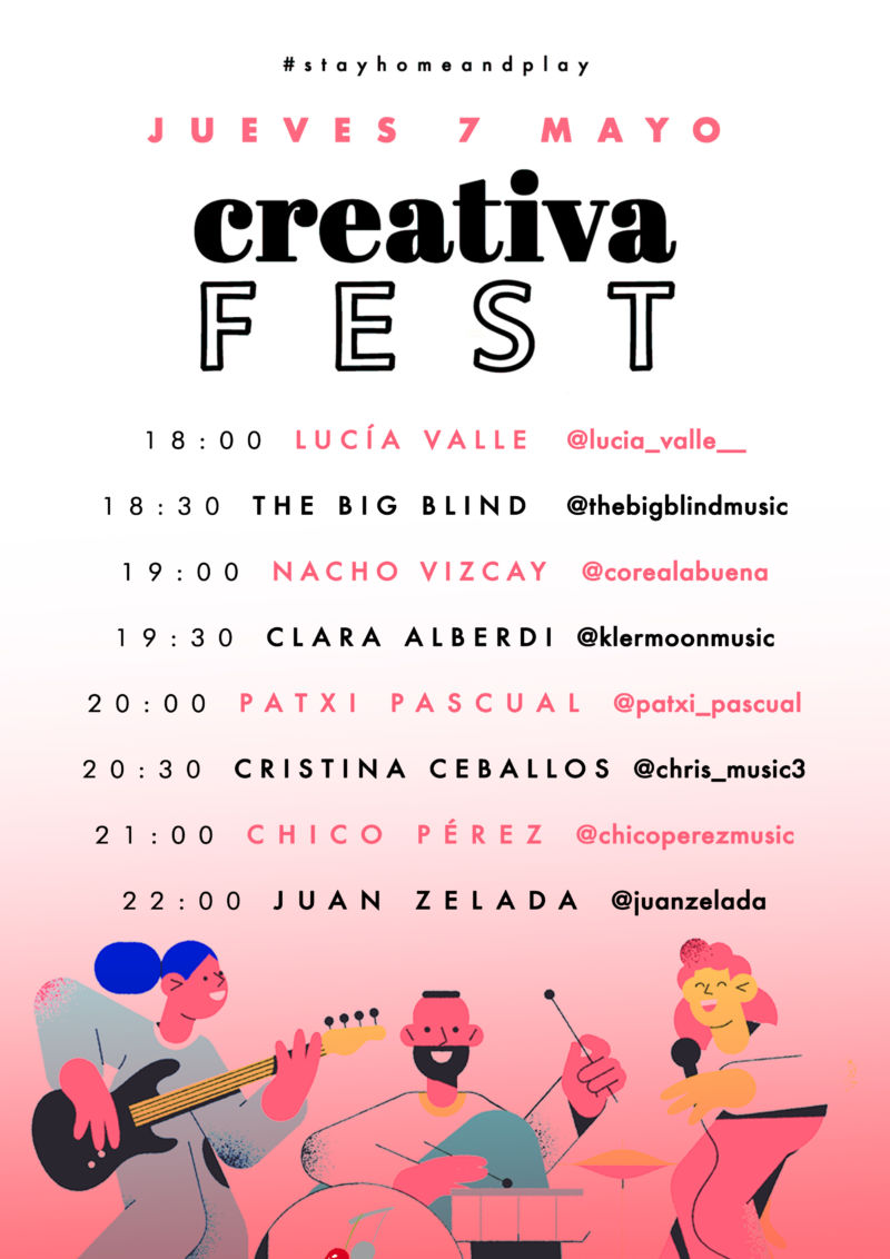 cidajalcala's tweet photo. #seguimosinformando #CreativaFest
Estudiantes y profesores muestran su talento en directo desde casa, en la primera edición del Creativa Fest
Hoy 7 de mayo tienes una cita en su instagram musicacreativa desde las 18.00 a las 22.30 h
https://t.co/riWilrSnZG https://t.co/33uy0SjTHv