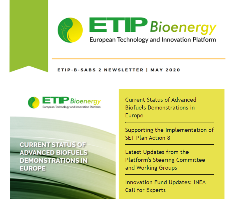 The latest newsletter of #ETIPBioenergy is out now! Learn more about the current status of #advancedbiofuels demonstrations in EU, discover the new #EUH2020 project @Set4Bio & get the latest updates from the platform's Steering Committee &Working Groups! 👉bit.ly/3b8DJbP