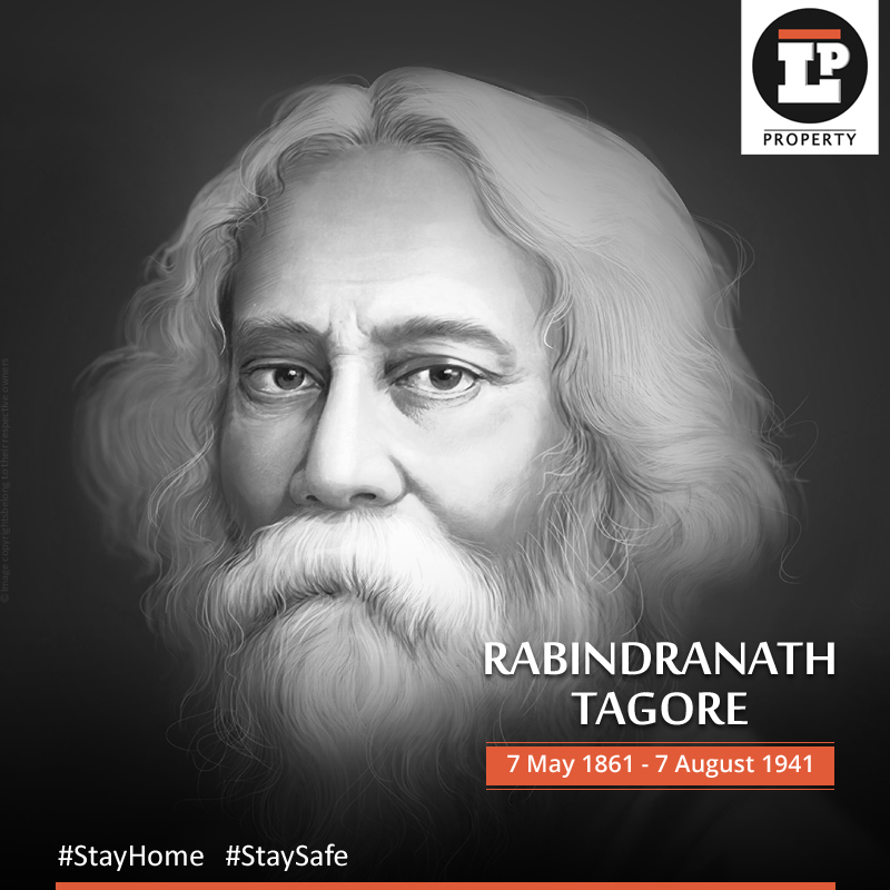 lp_property's tweet photo. #LPProperty Remembering One of the Great Poets of Our Nation #RabindranathTagore on his Birth Anniversary. https://t.co/BnUoTfZOpn