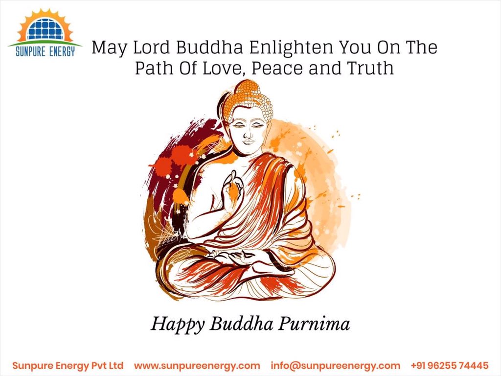 Sunpure_Energy's tweet photo. “We are shaped by our thoughts; we become what we think. When the mind is pure, joy follows like a shadow that never leaves.”
 - "Buddha"
#budhhapurnima #Buddha #Meditation #Purnima #Truth #Love #Compassion #Divine #World #Prayers #Blessings #sunpureenergy #solar #earth #Worship https://t.co/B6z5GzwQAN