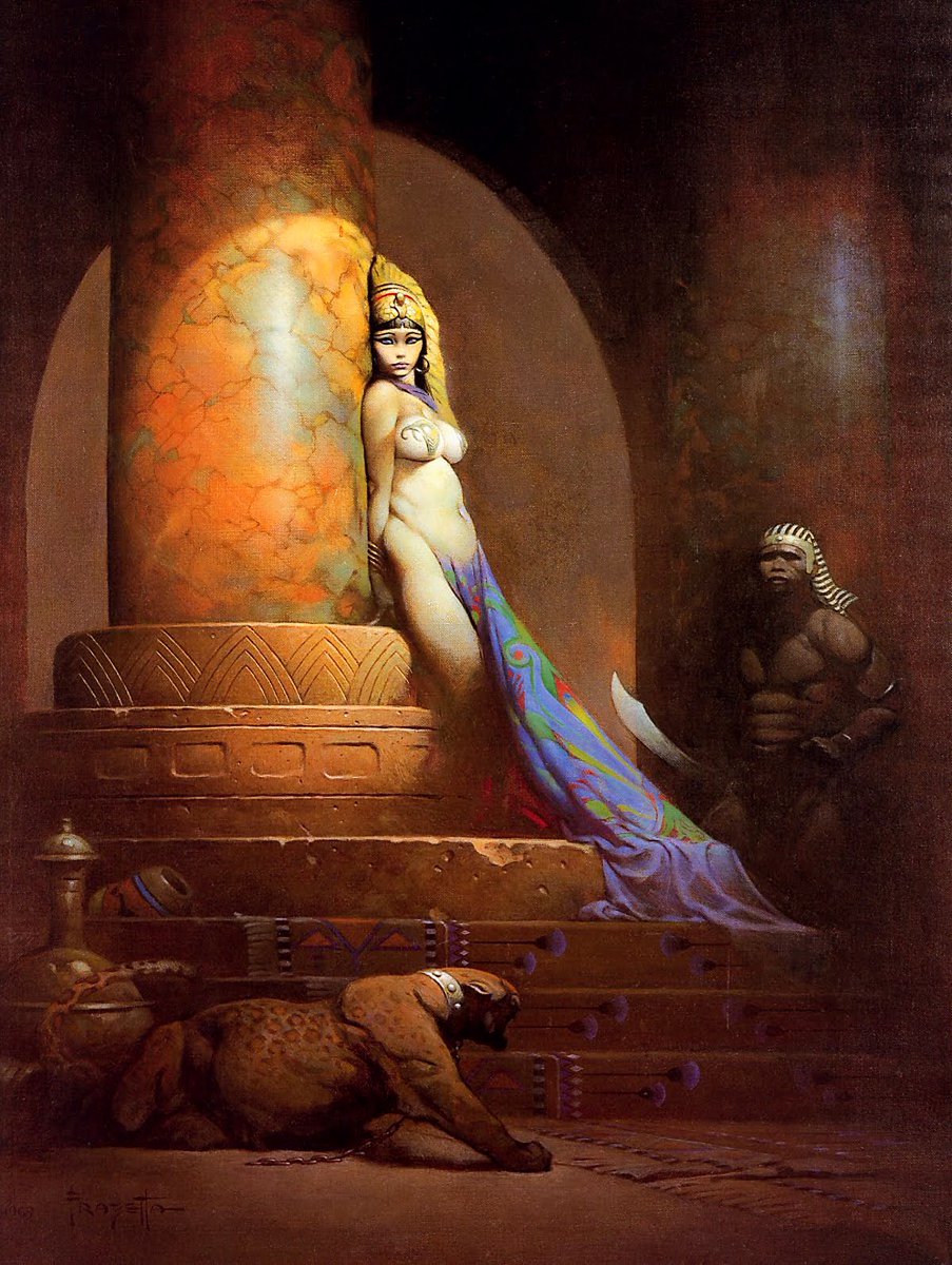 Frank Frazetta. 'Egyptian Queen'