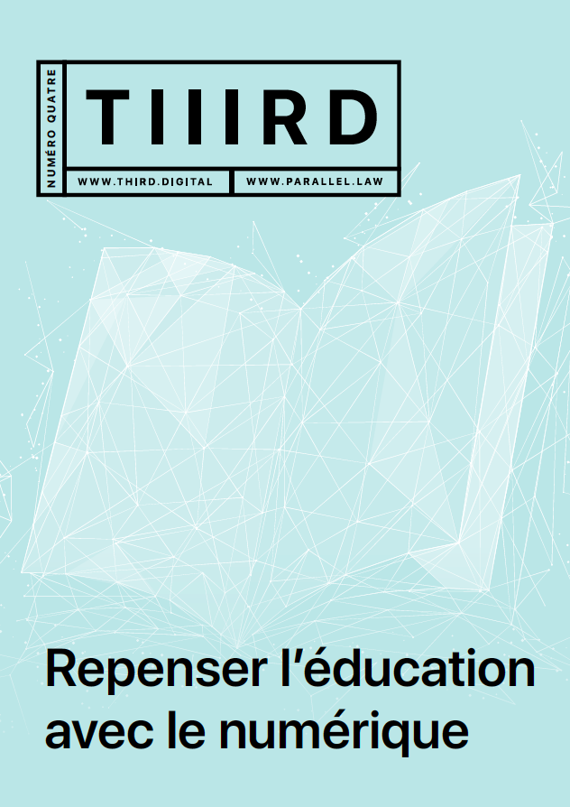 📘 Repenser l' #education avec le #numerique 📘 Numéro 4 de la revue #THIRD 👉 à lire ici  👉 third.digital/numero-quatre/… 👇 la couverture là👇   Merci à tous les contributeurs 🤩