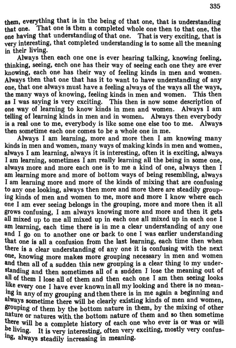 “It is very interesting, often very exciting, mostly very confusing, always steadily increasing in meaning” (p335) Thank you! <a href="/Banana_Harm/">Anna Barham</a> &amp; @i_a_revell &amp; all! for last night’s instalment in yearlong live reading of Gertrude Stein’s The Making of Americans annabarham.net/theyareallofth…
