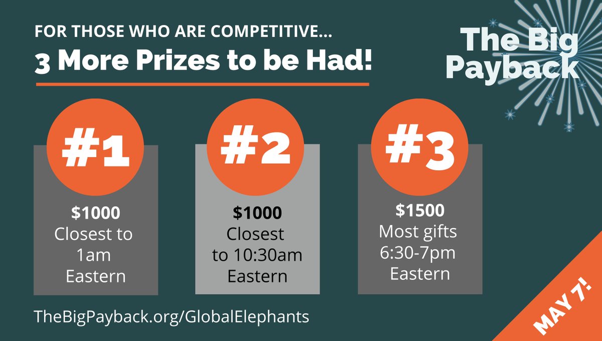 Your donations to Lady's #StepsofHope fundraiser can help us win thousands of dollars in prizes! We love #thebigpayback because it helps your donations go further.  Learn more or donate - buff.ly/2Iw5JYU