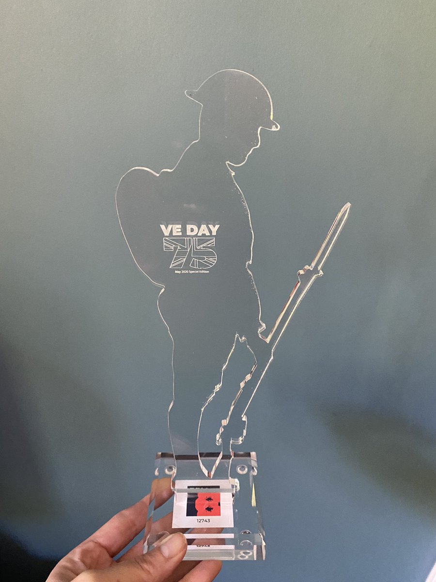 RachSims1's tweet photo. Arrived just in time for tomorrow #VEDay75 #LestWeForget https://t.co/zSrsxf7udY