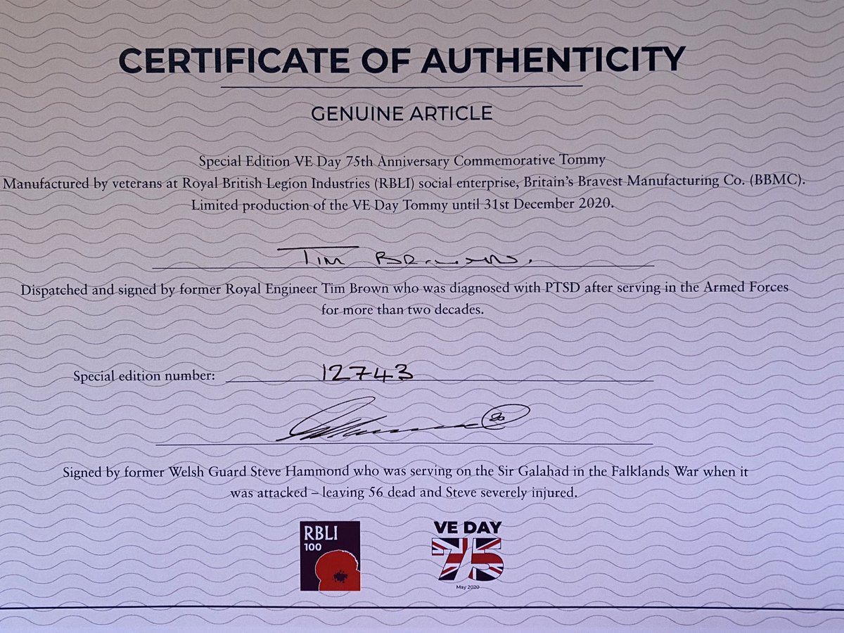 RachSims1's tweet photo. Arrived just in time for tomorrow #VEDay75 #LestWeForget https://t.co/zSrsxf7udY