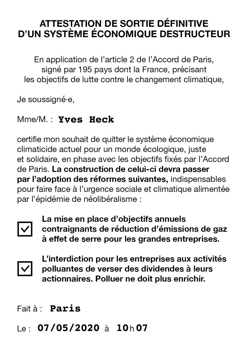 yvesheck's tweet photo. 🔴 Les entreprises polluantes s’enrichissent sur le dos du climat et de notre avenir. Interdisons les dividendes climaticides 🌍

➡️ https://t.co/n4biZYIRNy

#climatVSdividendes #Attestaction https://t.co/eLMbU4JIJG