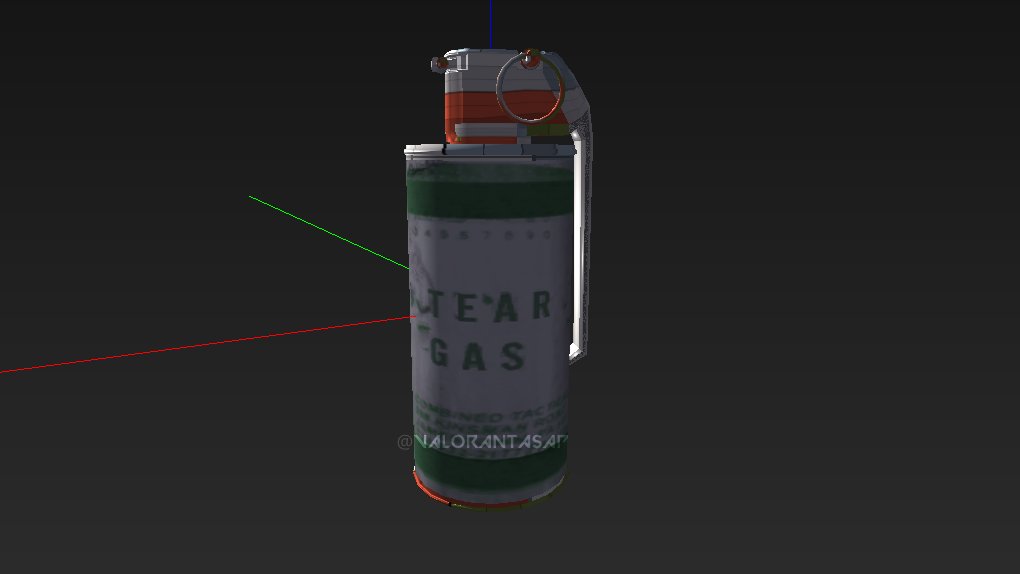 Found a tear gas grenade in the game files, possibly for a new game mode. 