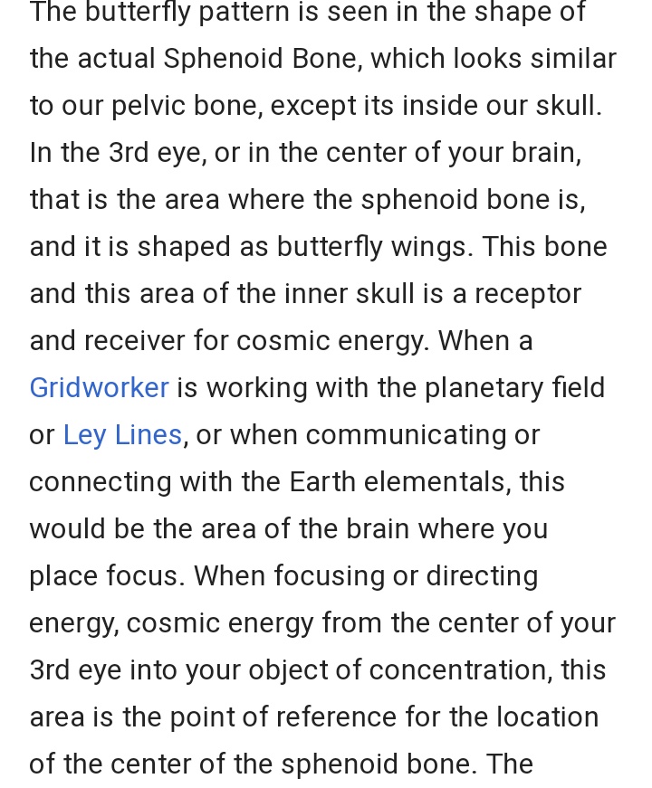 22. continued"The sphenoid is the highest link in the skull, as it is the keystone. This area in the skull is referred to as the Holy of Holies in the structure of God's Temple."