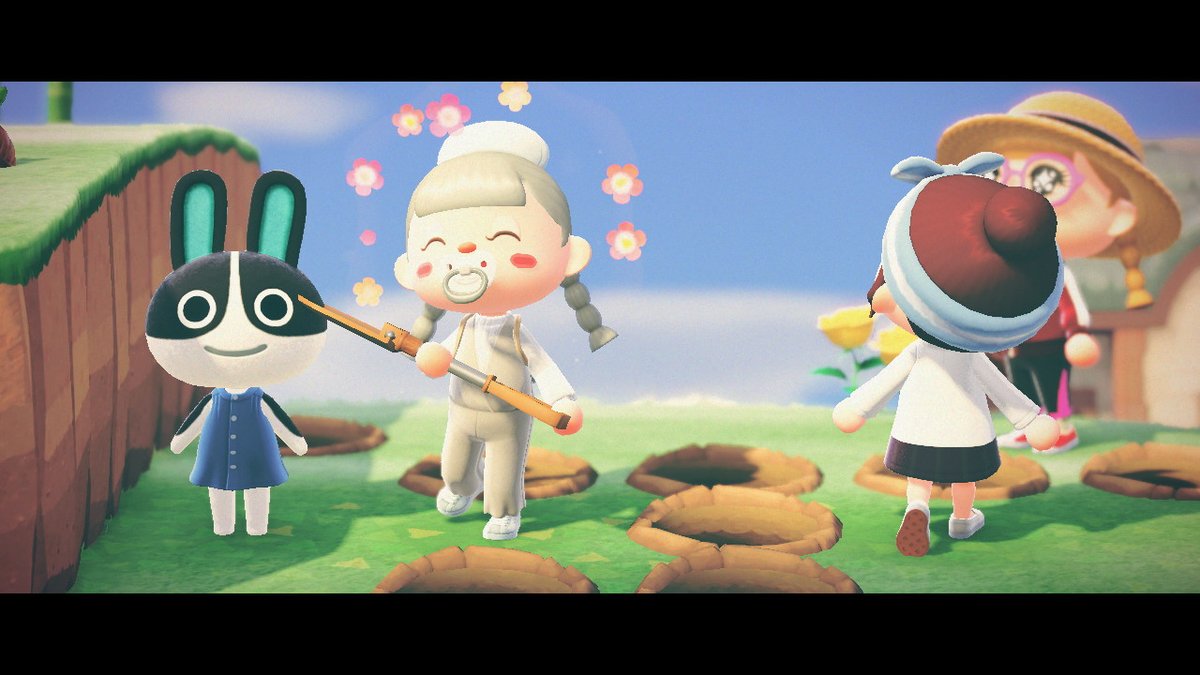 私が作ったお洋服お友達がきてくれたあ！
たのしかった！！！友達の島にマーサいたから怒りの監禁したよ。
#どうぶつの森 #AnimalCrossing #ACNH #NintendoSwitch