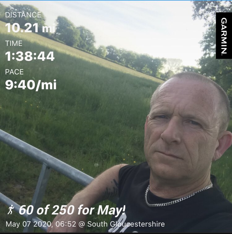 sjreynolds1883's tweet photo. Much slower this morning, didn’t feel great.... 💩💩 
#training #145mile #KACR #RunforAlex #teamclicsargent #lonelygoatrc 💚🐐 https://t.co/kNn2gdupCr