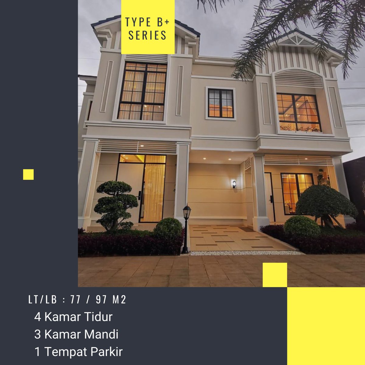 evashaw2512's tweet photo. Rumah Indent, siap serah terima Mei 2021!!!
Start 1,4M
Cukup bayar 77% dari harga rumah .
More info : Eva - 082122211195 https://t.co/C045hIKN0f