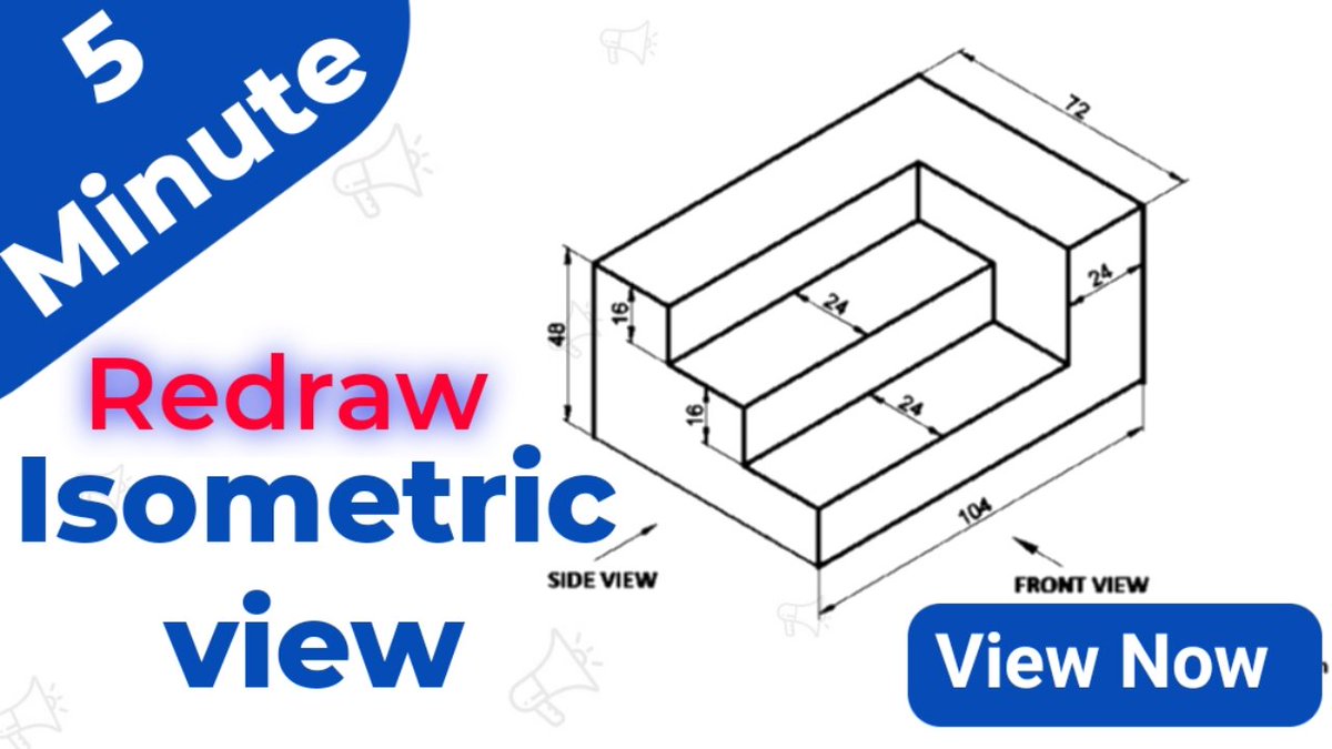 AnilRam42999343's tweet photo. 5 minute| Redraw isometric view in Engineering Drawings
For technical, ITI, polytechnic and engineering
#5minute
#redrawisometricview
#anilramteke

https://t.co/SRm0Ul2bgU https://t.co/XTQpsxL8sD