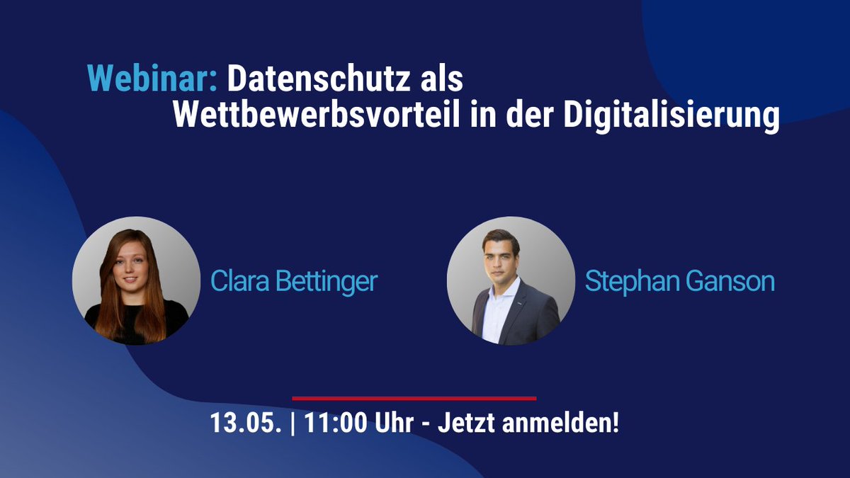 DS_Experte's tweet photo. #Datenschutz muss kein Hindernis in der #Digitalisierung sein! In unserem Webinar am 13.05. zeigen wir, wie Datenschutz zum Wettbewerbsvorteil in der Digitalisierung werden kann. Die Plätze sind begrenzt – daher jetzt anmelden: https://t.co/SoNKfZQprz 🤓 #datenschutzexperte https://t.co/CULPeECoh0