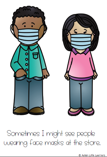 OaklandsSchool_'s tweet photo. 🐿️Support your #autistic child to understand why other people are wearing #facemasks when they go out and about with this simple social story on our website #autismawareness #COVID19 #community #MentalHealthAwareness 
https://t.co/01Gu4JgGxy https://t.co/yInP0H779s