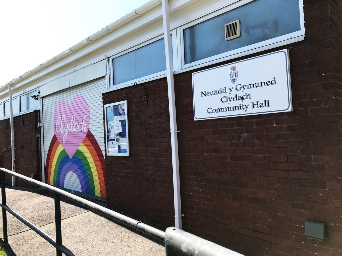 FreshCreativeC0's tweet photo. 💙🌈💓 We painted a fun tribute to the NHS and Keyworkers in Clydach for the Clydach Community Centre  

#FreshCreativeCo #thankyouNHS #covid19 #fundraiser  #thankyoukeyworkers #rainbows #home2020 #mural #nhs #keyworkers #clydach #wales #swansea #uk #graffiti #paint #rainbow https://t.co/qsPu2E8Y8B