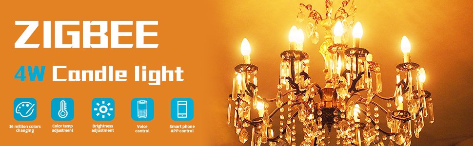 GledoptoLight's tweet photo. #Gledopto Zigbee 4W E12/E14 #RGBCCT Candle light bulb.
16 Million Colors, 2000~6500K Warm/Cool White, Brightness Dimmable, Phone / Voice Control, DIY Scene, etc. Multi Function #LED #IOT #CandelabraBulb #CandleBulb #CandleLight #LEDBulb #IndoorLight #Home
https://t.co/uwktehq1MX https://t.co/SoEk3AWhh0