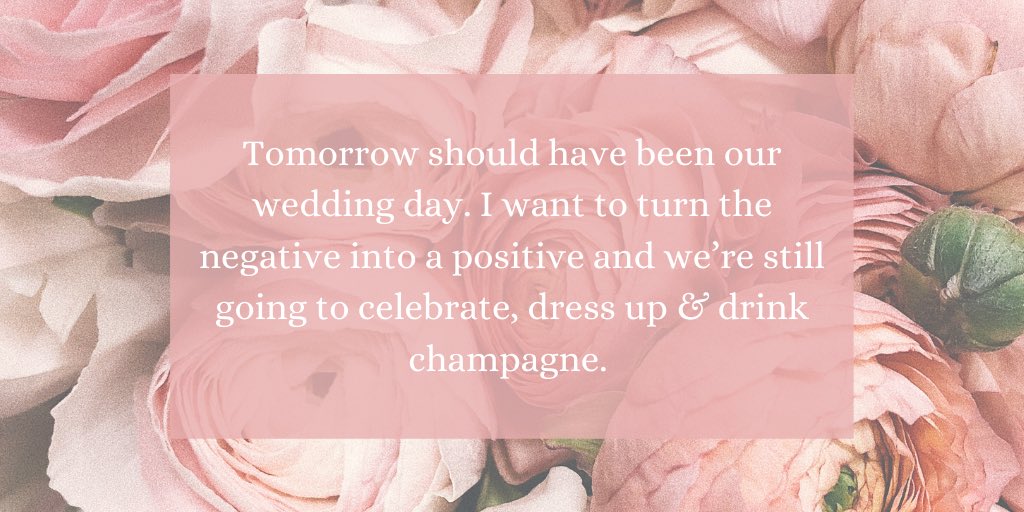 LisaAnnSims's tweet photo. Who’s getting married in the morning? ... Not me 🙈💕🤍🥂🍾👰🏻🤵🏻💍👗💐 #weddingeve #postponedwedding #celebratinganyway https://t.co/nxUu84PaC3