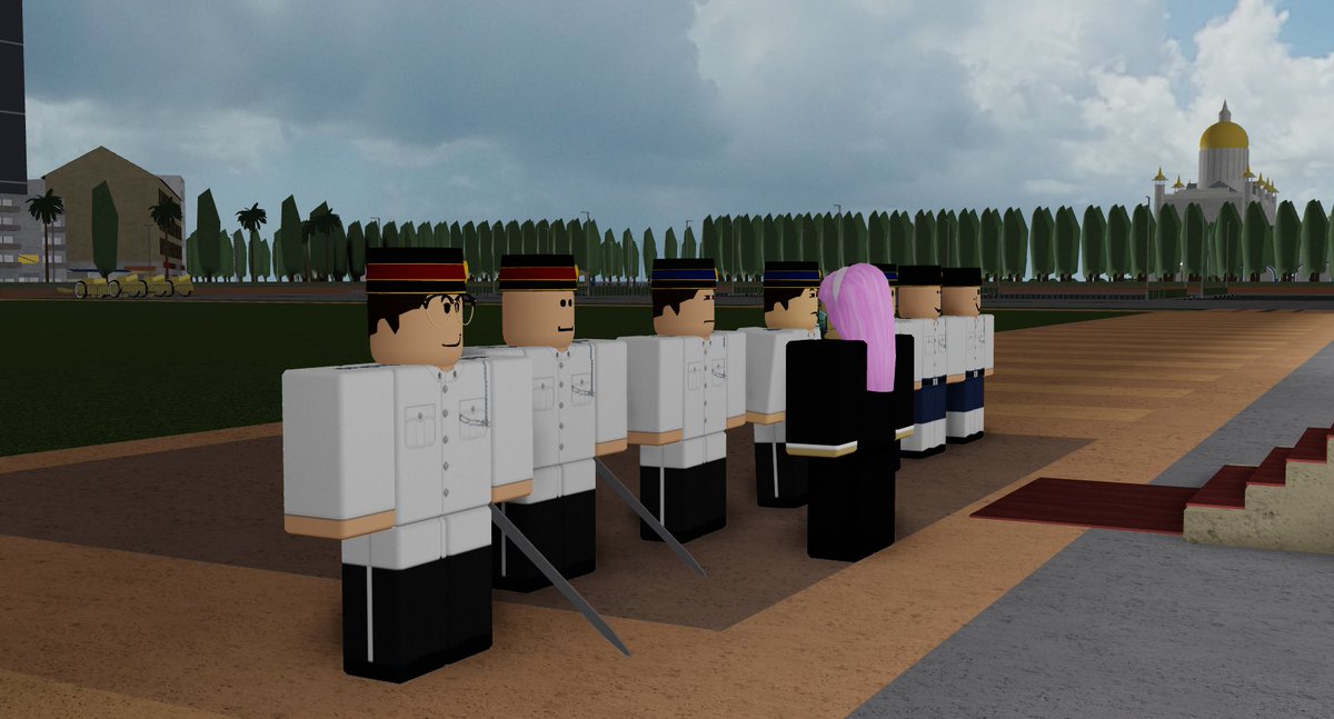 Polis Diraja Brunei
___________________
Today, Inspector General of Polis Diraja Brunei has lead 6 officers to an Inspection by Her Highness Zulkarnain Bol-kiah at Taman Haji Sir Muda Omar Ali Saifuddin.