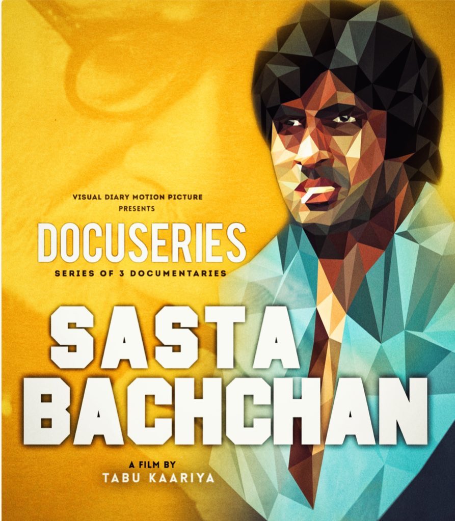ShreyashSinde's tweet photo. https://t.co/0EPbO5lSN4   3 short documentaries based on topics deeply rooted into Mumbai 
“SASTA BACHCHAN”  @ShashikantPedw1 
This Documentary is for all of them and many more.  P.S : @SrBachchan Sahab... All that we can say is a big THANK YOU.. 🙏🏻 Produced by : #vdmp https://t.co/SwythSIZNn