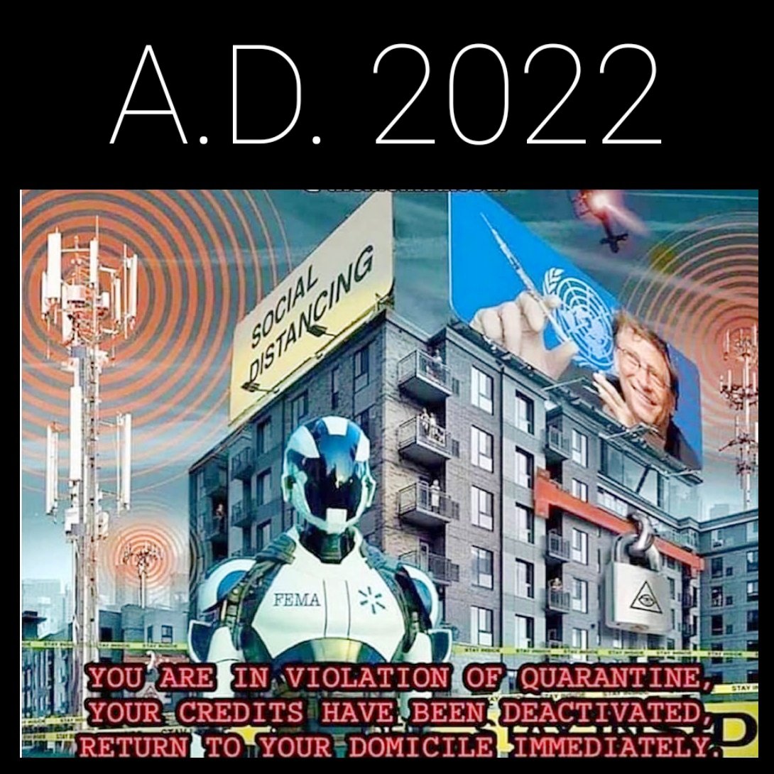 BeingBranKOd's tweet photo. This is a complete #globalist takeover: #PoliceState, #ID2020, #Agenda2030, #NewNormal...

Manipulated masses will feel "safe" but woke minority can't even RUN TO THE HILLS like in many dystopian movies.

#fakeconservation &amp;  #NewDealForNature stole our hills.

#NoDealForNature https://t.co/QaInPbVrwE