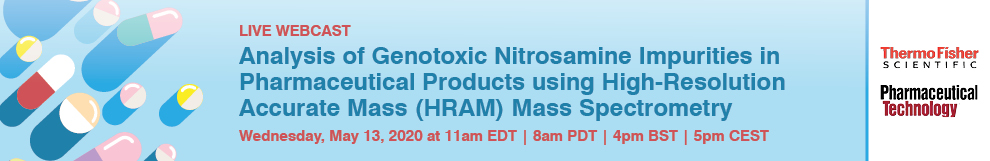 LIVE WEBINAR: Analysis of genotoxic nitrosamine impurities in pharmaceutical products under GMP conditions using HRAM MS
Wednesday, May 13, 2020 at 5pm CEST

Register here: event.on24.com/eventRegistrat…

#genotoxicnitrosamine #pharmaceutical #hramms #impurities #massspectroscopy #gmp