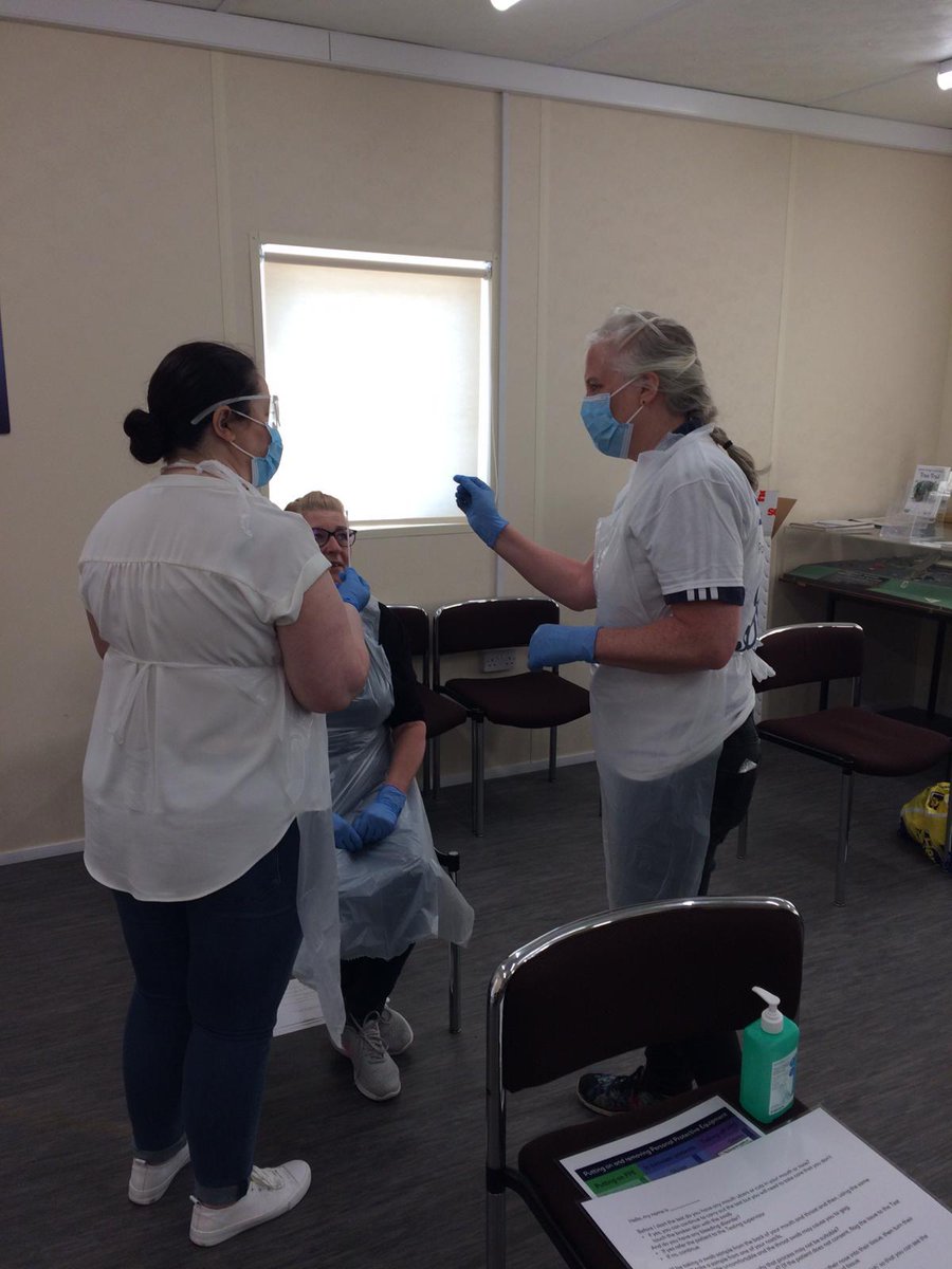 Furloughed MASTA nurses have volunteered as vital trainers and testers for COVID19 testing sites. Read more about our 17 MASTAClinics nurses helping deliver important testing to people who believe they have coronavirus. bit.ly/2YmVSjo