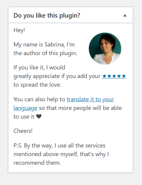 sabrina_zeidan's tweet photo. It's not a usual thing to do but in the latest #SpeedGuard release, I've added my name and my picture in the sidebar.
SPDGRD was downloaded 500+ last month and I believe, like 90% of this are people who know me in person!
Thank you all for the support<3
https://t.co/3t3E5CAe0n https://t.co/7PjV7qKsl2