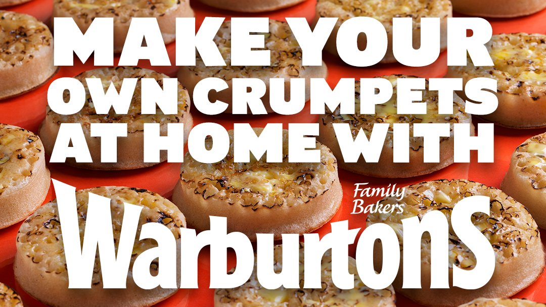 You asked for it (well, googled it) and we listened. We’re excited to reveal the recipe to our crumpets! 

The perfect baking activity for the bank holiday weekend – head to our website for the recipe and tag us in your creations #AtHomeWithWarburtons 🧡

bit.ly/2A1IDdL