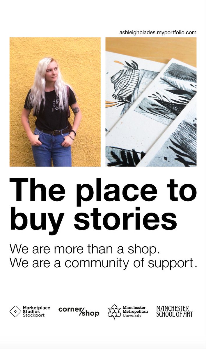 MarketplaceStu's tweet photo. THE PLACE TO BUY STORIES
-
Here at Marketplace Studios, we want to spread some inspiration in these uncertain times. We want to celebrate the wonderful community of makers that we support and to tell their stories
- 
Today we are featuring illustration student Ashleigh Blades https://t.co/AL4LgNstQs