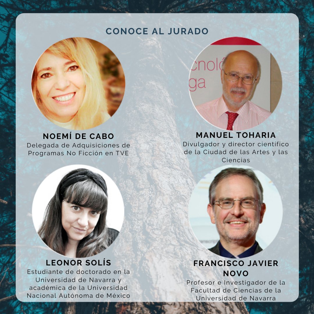 labmecrazy's tweet photo. Hoy os presentamos al jurado de #LabMeCrazy2020. Son Noemí del Cabo, Manuel Toharia, Leonor Solís (@visualambiental) y Francisco Javier Novo. ¡Gracias por participar en el festival! https://t.co/GYEsh2Qolz